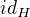 $id_{H}$