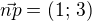 kopírovat do textarea $\vec{np}=(1;\,3)$