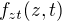$f_{zt}(z,t)$