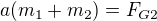 kopírovat do textarea $a(m_{1}+m_{2 })=F_{G2}$