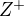 $Z^{+}$
