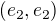 $(e_2,e_2)$