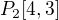 $P_{2}[4,3]$