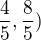 kopírovat do textarea $\frac45,\frac85)$