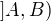 $]A,B)$