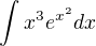 $\int x^3 e^{x^2}dx$