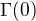 $\Gamma(0)$
