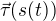 $\vec{\tau}(s(t))$