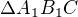 $\Delta A_1B_1C$
