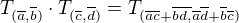 $T_{(\overline{a},\overline{b})}\cdot T_{(\overline{c},\overline{d})}=T_{(\overline{a}\overline{c}+\overline{b}\overline{d,}\overline{a}\overline{d}+\overline{b}\overline{c})}$