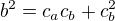 $b^2=c_ac_b+c_b^2$