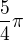 $\frac54\pi$
