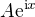 $A\mathrm{e}^{\text{i}x}$