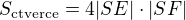 $S_{\textrm{ctverce}}=4|SE|\cdot|SF|$