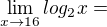 $\lim_{x\to16} log_{2}x=$