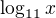 $\log_{11}x$