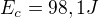 $E_{c}=98,1J$