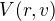 $V(r, v)$