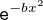 $\texttt{e}^{-bx^2}$