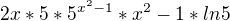 $2x*5*5^{x^2-1}*{x^2-1}*ln 5$