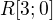 $R[3;0]$