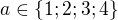 kopírovat do textarea $a\in \{1; 2; 3; 4\}$