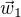 $\vec{w}_1$