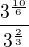 kopírovat do textarea $\frac{3^{\frac{10}{6}}}{3^{\frac{2}{3}}}$