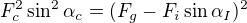 kopírovat do textarea $F_c^2 \sin^2 \alpha_c = (F_g-F_i \sin \alpha_I)^2$