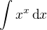 $\int x^x\,\text{d}x$