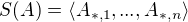 $S(A) = \langle A_{*,1}, ... , A_{*,n} \rangle$