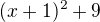 $(x+1)^2+9$