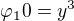 $\varphi _10 = y^3$