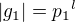 $|g_1|={p_1}^l$