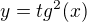$y= tg^{2}(x)$
