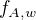 $f_{A,w}$