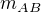 $m_{AB}$