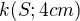 $k(S;4cm)$