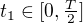 $t_1\in[0,\tfrac T2]$