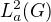$L_a^2(G)$