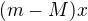 kopírovat do textarea $(m-M)x$
