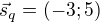 $\vec{s}_q=(-3;5)$