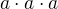kopírovat do textarea $a\cdot a\cdot a$