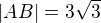 $|AB|=3\sqrt3$