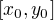 $[x_{0}, y_{0}]$