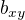 $b_{xy}$