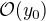 $\mathcal{O}(y_0)$