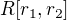 $R[r_{1},r_{2}]$