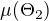 $\mu(\Theta_2)$