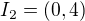 $I_{2}=(0,4) $